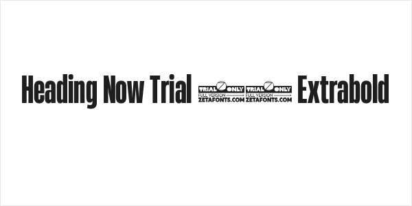 Heading Now Trial 37 Extrabold Logo