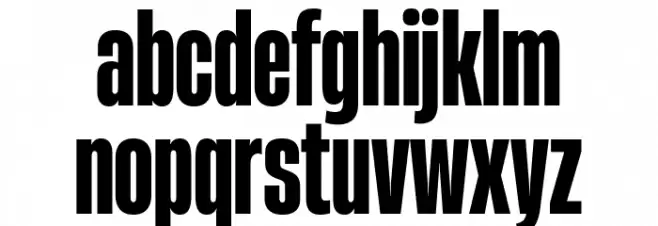 Heading Now Trial 37 Extrabold Font LOWERCASE