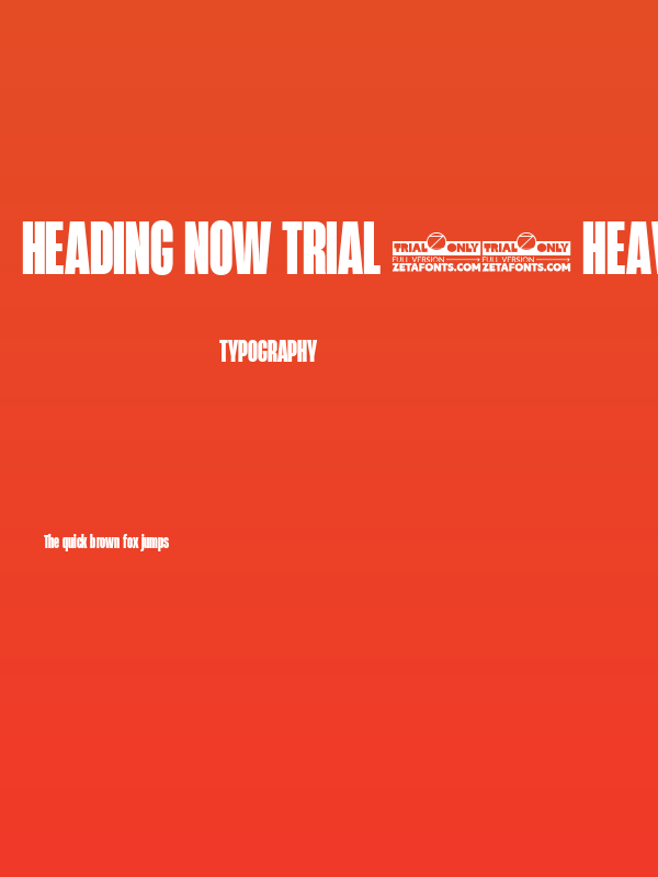 Heading Now Trial 38 Heavy Poster