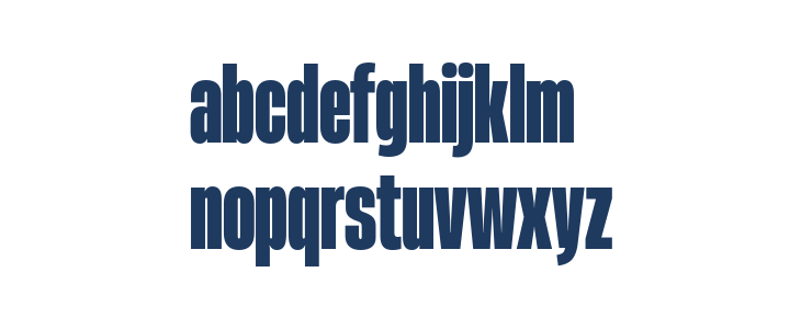 Heading Now Trial 38 Heavy Lowercase