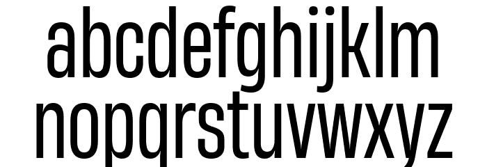 Heading Now Trial 44 Regular Font LOWERCASE