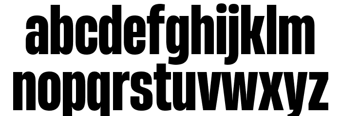 Heading Now Trial 47 Extrabold Font LOWERCASE