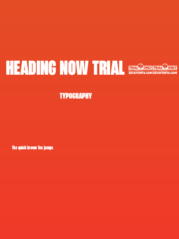 Heading Now Trial 48 Heavy Poster