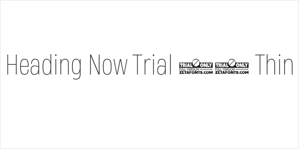 Heading Now Trial 51 Thin Logo