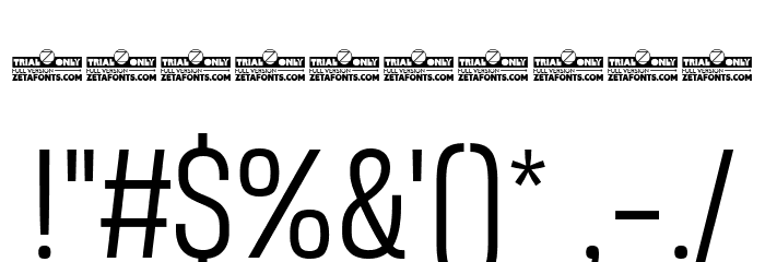 Heading Now Trial 53 Book Font OTHER CHARS