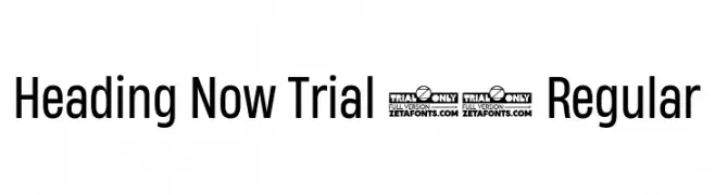 Heading Now Trial 54 Regular  Fuentes Gratis Descargar