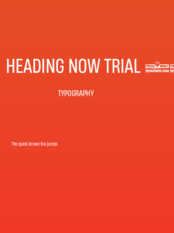 Heading Now Trial 54 Regular Poster