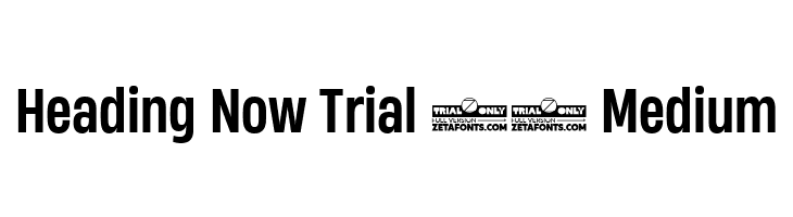 Heading Now Trial 55 Medium  Fuentes Gratis Descargar