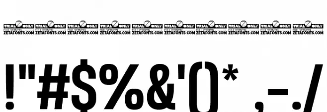 Heading Now Trial 55 Medium Font OTHER CHARS