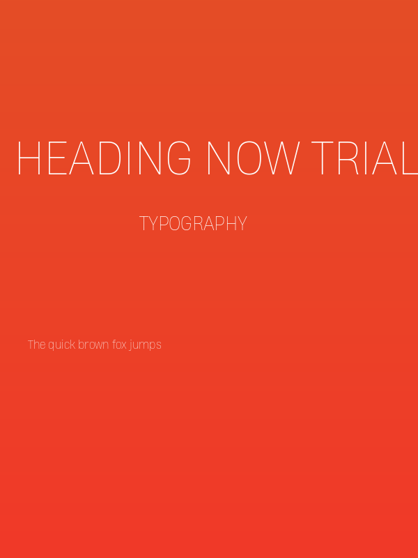 Heading Now Trial 61 Thin Poster