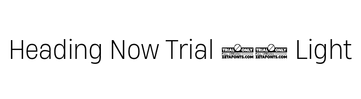 Heading Now Trial 62 Light  Fuentes Gratis Descargar