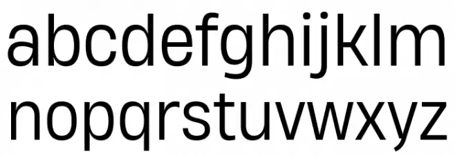 Heading Now Trial 63 Book Font Litere mici