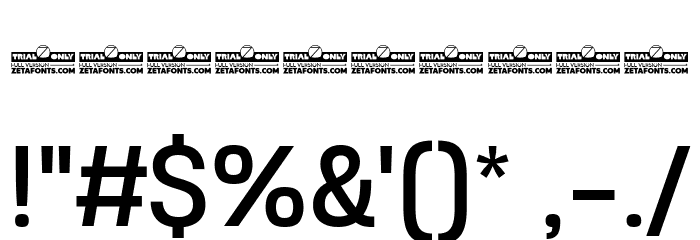 Heading Now Trial 64 Regular Font OTHER CHARS