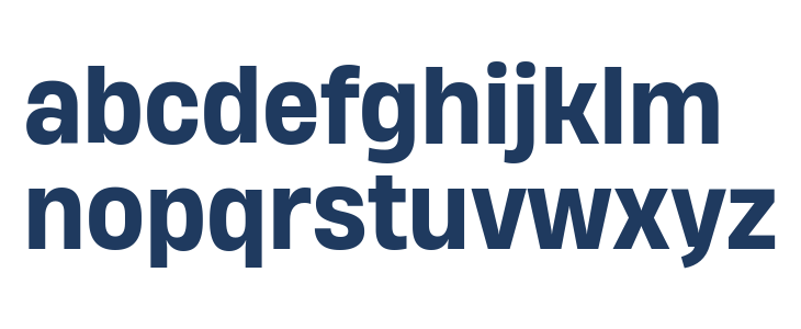 Heading Now Trial 65 Medium Lowercase