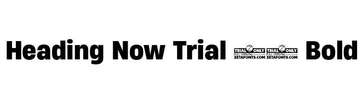 Heading Now Trial 66 Bold  नि: शुल्क फ़ॉन्ट्स डाउनलोड