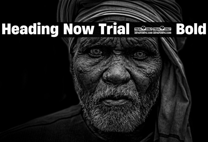 Heading Now Trial 66 Bold Example 1