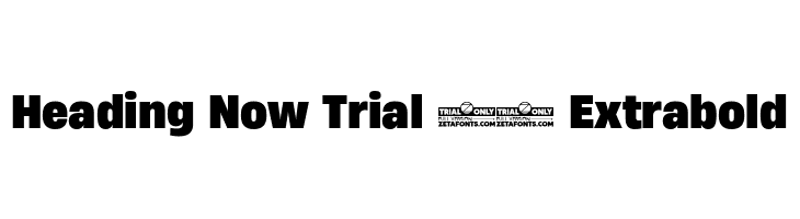 Heading Now Trial 67 Extrabold  नि: शुल्क फ़ॉन्ट्स डाउनलोड
