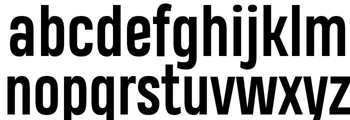 Heading Pro Trial Bold Font LOWERCASE