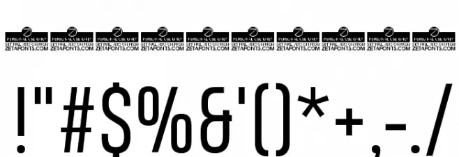 Heading Pro Trial Book Font OTHER CHARS