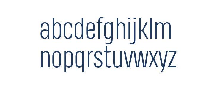 Heading Pro Trial Light Lowercase