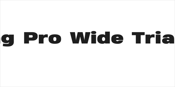 Heading Pro Wide Trial Black Logo