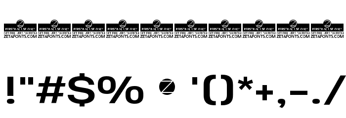 Heading Pro Wide Trial Bold Font OTHER CHARS