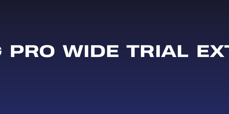 Heading Pro Wide Trial ExtraBold Social Header