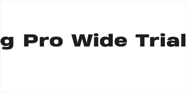 Heading Pro Wide Trial Heavy Logo