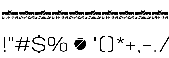 Heading Pro Wide Trial Light Font OTHER CHARS