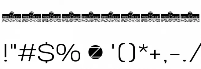 Heading Pro Wide Trial Light Font OTHER CHARS