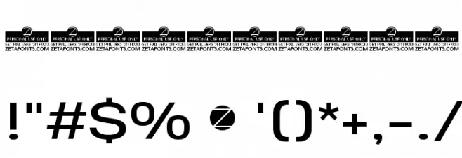 Heading Pro Wide Trial Regular Font OTHER CHARS