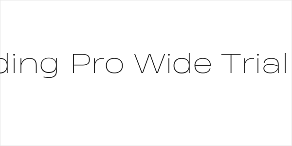 Heading Pro Wide Trial Thin Logo