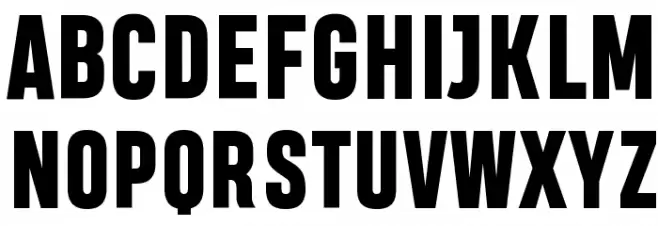 Heading Smallcase Pro Trial ExtraBold Caratteri MINUSCOLO