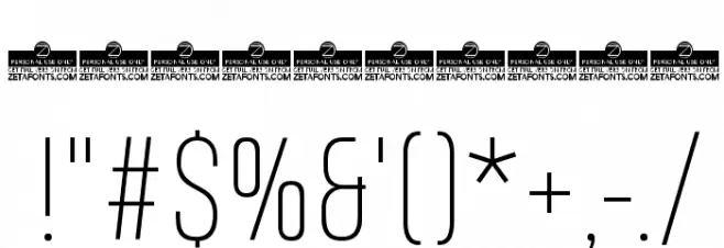 Heading Smallcase Pro Trial Thin Font OTHER CHARS