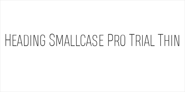 Heading Smallcase Pro Trial Thin Logo