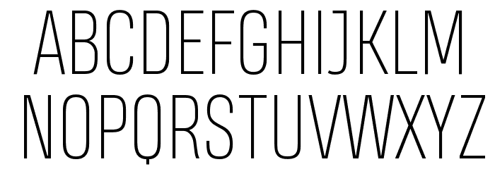 Heading Smallcase Pro Trial Thin Font LOWERCASE