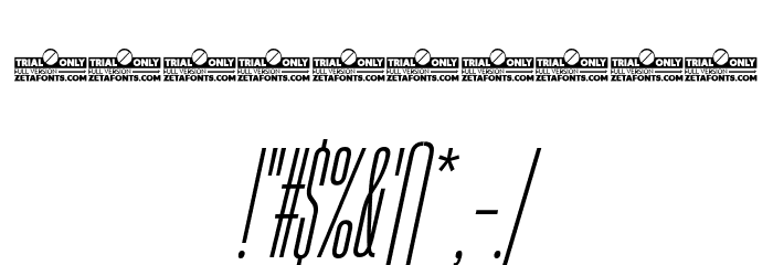 HeadingNow Trial 03 Book Italic Font OTHER CHARS