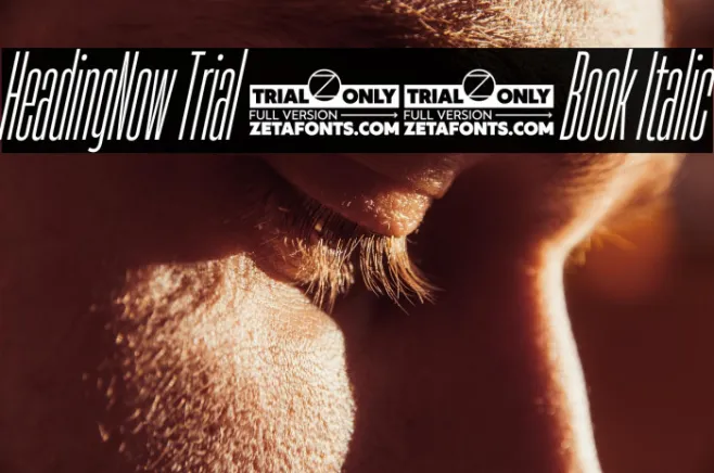 HeadingNow Trial 03 Book Italic Example 2