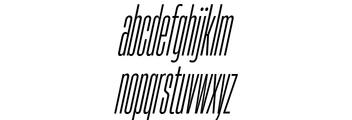 HeadingNow Trial 03 Book Italic Font LOWERCASE