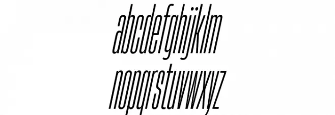 HeadingNow Trial 03 Book Italic 字体 小写