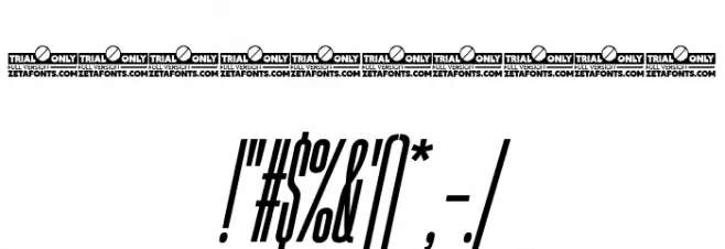 HeadingNow Trial 05 Medium Italic Font OTHER CHARS