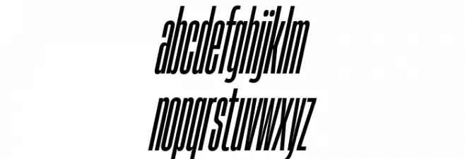 HeadingNow Trial 05 Medium Italic Schriftart Kleinbuchstaben