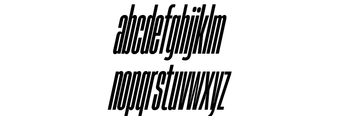 HeadingNow Trial 06 Bold Italic Font LOWERCASE