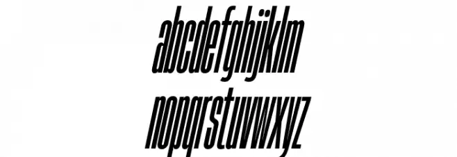 HeadingNow Trial 06 Bold Italic फ़ॉन्ट लोअरकेस