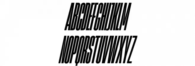 HeadingNow Trial 07 Extrabold Italic Fonte MAIÚSCULAS