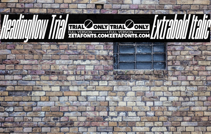 HeadingNow Trial 07 Extrabold Italic Example 2
