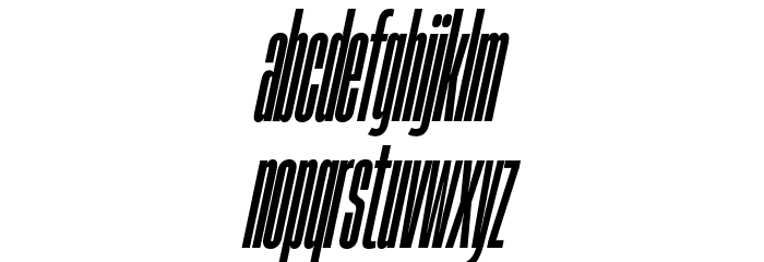 HeadingNow Trial 07 Extrabold Italic Font LOWERCASE