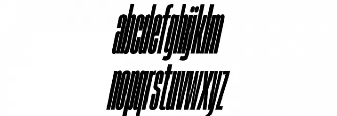 HeadingNow Trial 08 Heavy Italic 字体 小写