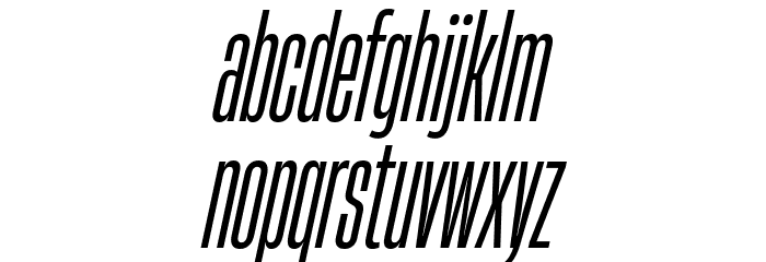 HeadingNow Trial 14 Regular Italic Font LOWERCASE