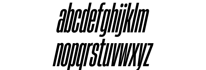 HeadingNow Trial 15 Medium Italic Font LOWERCASE